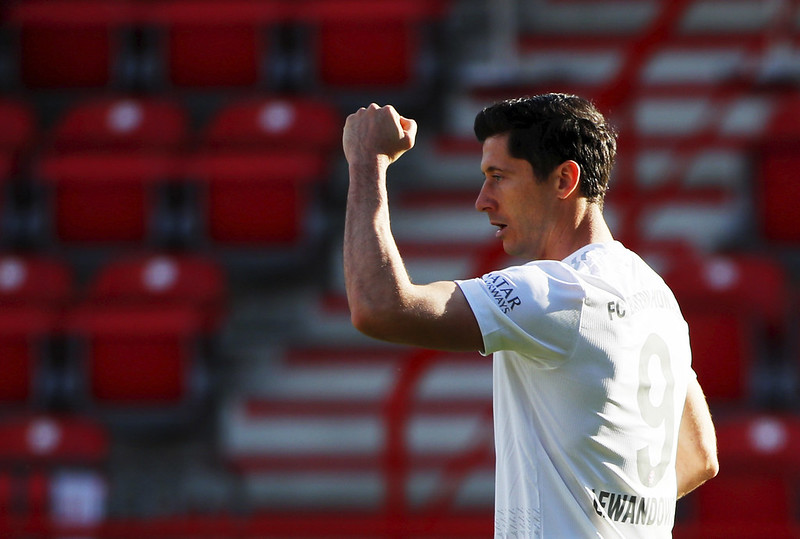 德甲復賽　Lewandowski連5季40進球