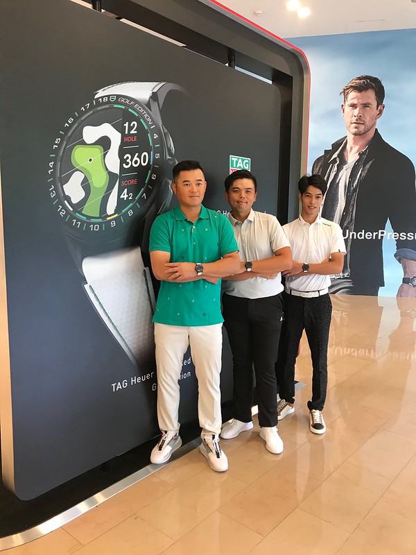 體驗高球智能腕錶　胡金龍：幫助熟悉陌生球場