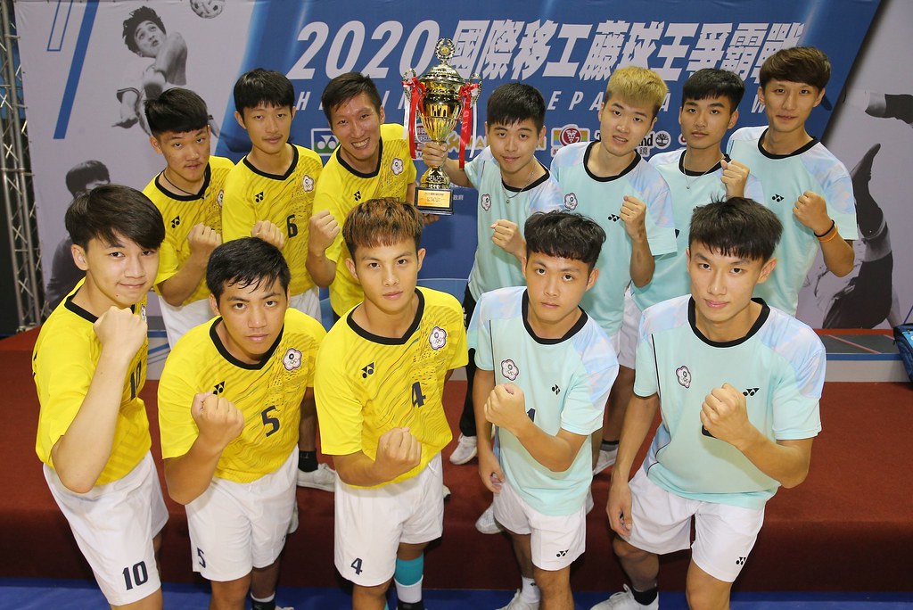 國際移工藤球王　中華藍、白金包銀