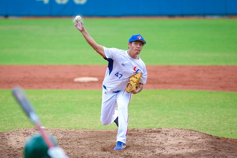 測試5種變化球　鄭浩均主投5局飆7K