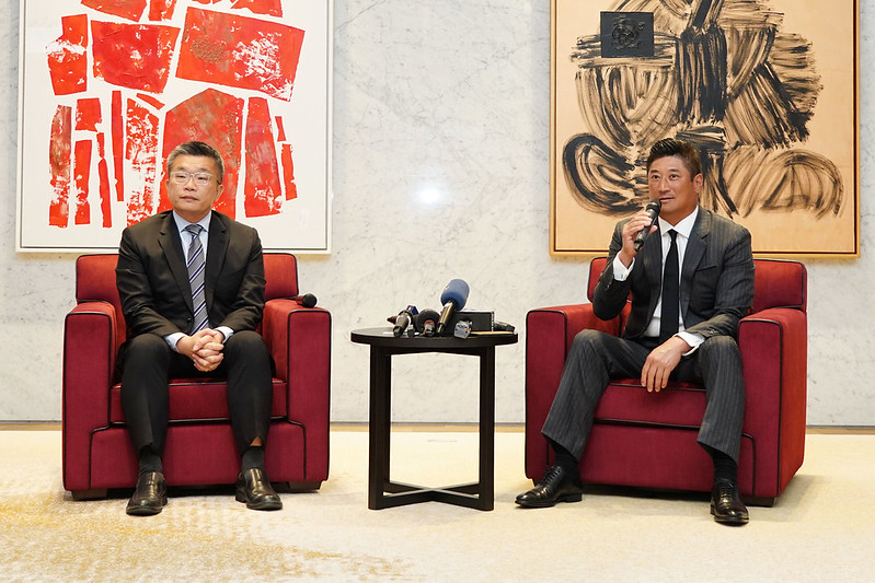 「新官上任十把火！」　辜仲諒讚蔡其昌：我的好朋友
