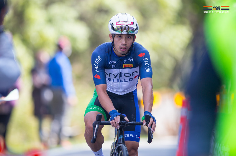 地主選手盧紹軒　獲衝刺王藍衫