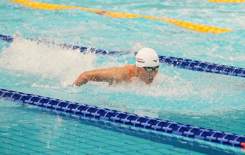 參戰女子50公尺自由式　黃渼茜一圓奧運夢