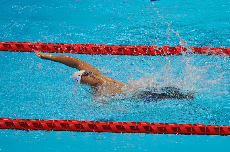 男子S7級100公尺仰式　陳亮達無緣決賽