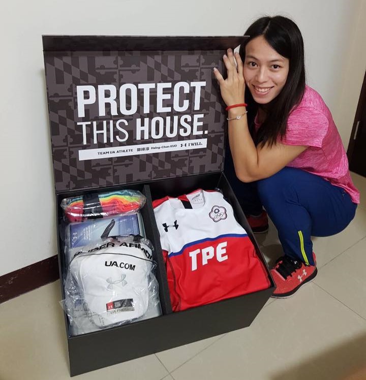 恭賀奪金　UNDER ARMOUR向郭婞淳致敬
