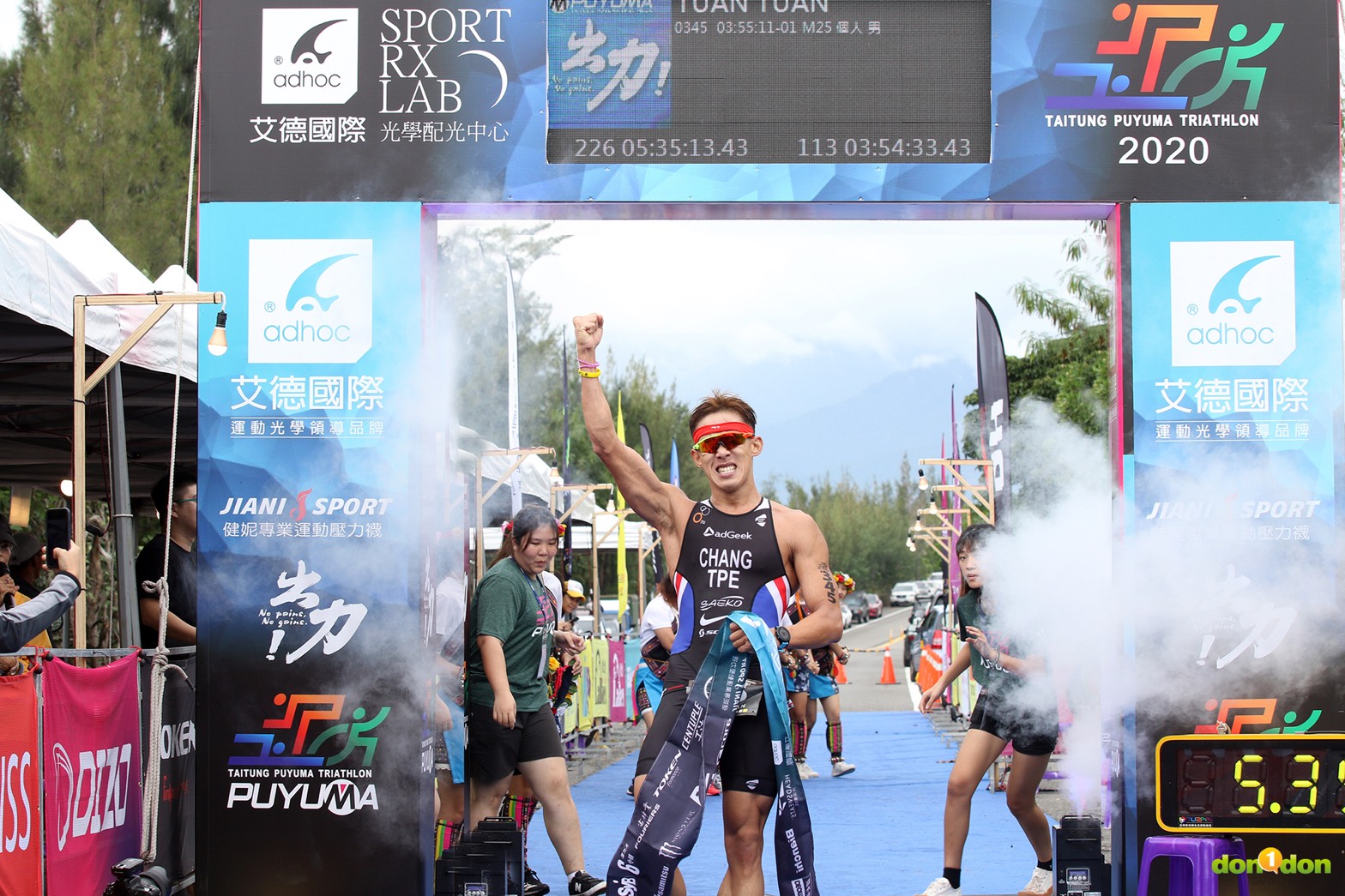 訓練帶女兒搖籃　張團畯改寫113公里三項紀錄