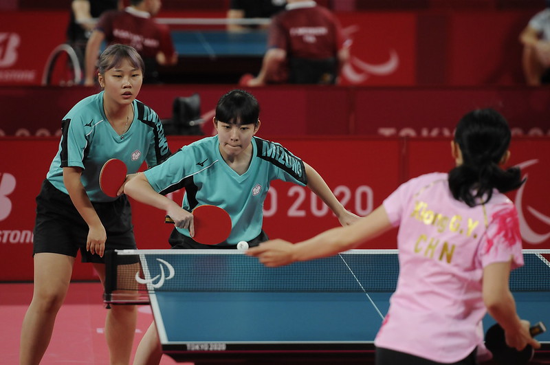 不敵中國　田曉雯、林姿妤桌球女團止步八強