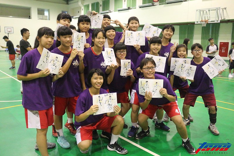 伸港國中女籃。。（行大昀／攝）