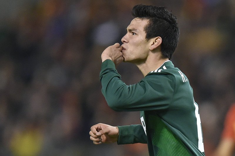 墨西哥隊Hirving Lozano。（AFP授權）
