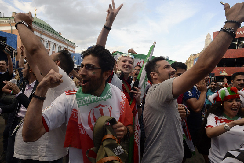 首都德黑蘭主要街道癱瘓。（AFP授權）