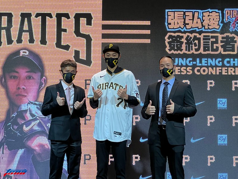張弘稜加盟受重視　海盜總經理親錄影片祝福