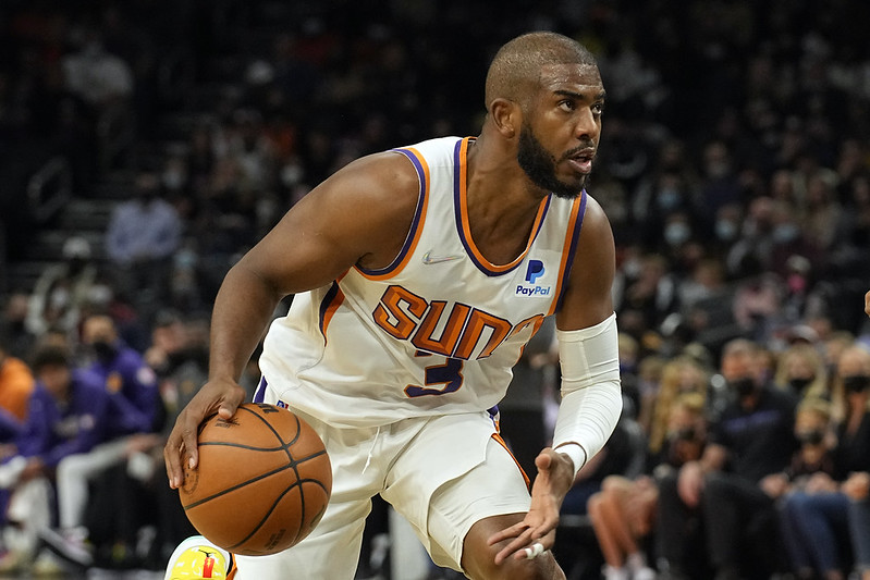 太陽Chris Paul腹股溝拉傷　不確定何時歸隊 - TSNA體育新聞團隊