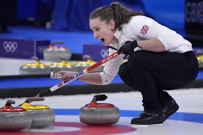 冬奧眾冰壺選手表示：有觀眾真的很棒