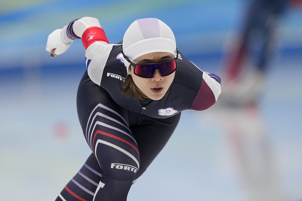 女子500公尺競速滑冰　黃郁婷繳39.23秒排26名