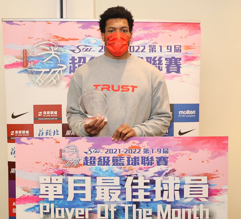 台銀省話一哥　蓮恩獲單月最佳球員