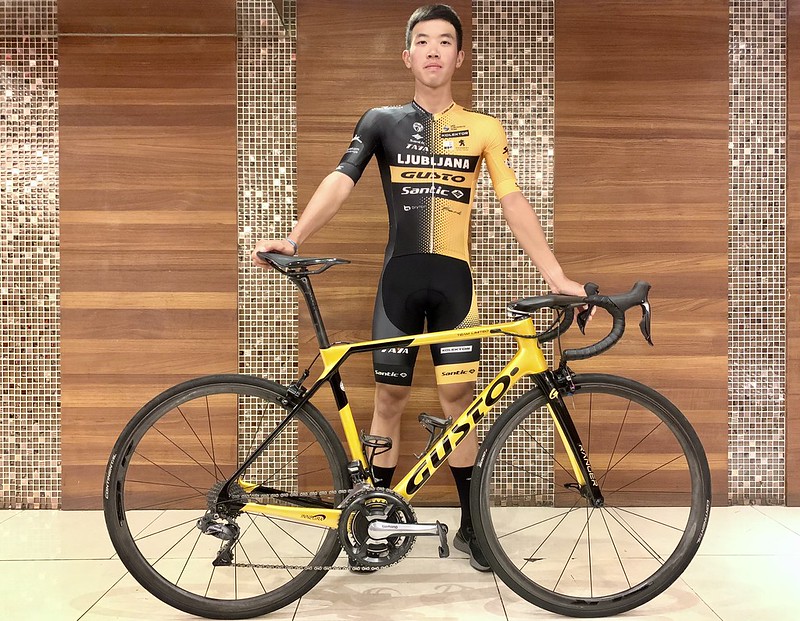 自由車新星虞子諒　簽約台灣高士特車隊