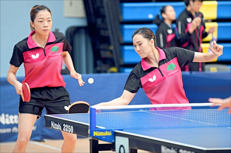 WTT大滿貫　劉馨尹／鄭先知止步女雙16強