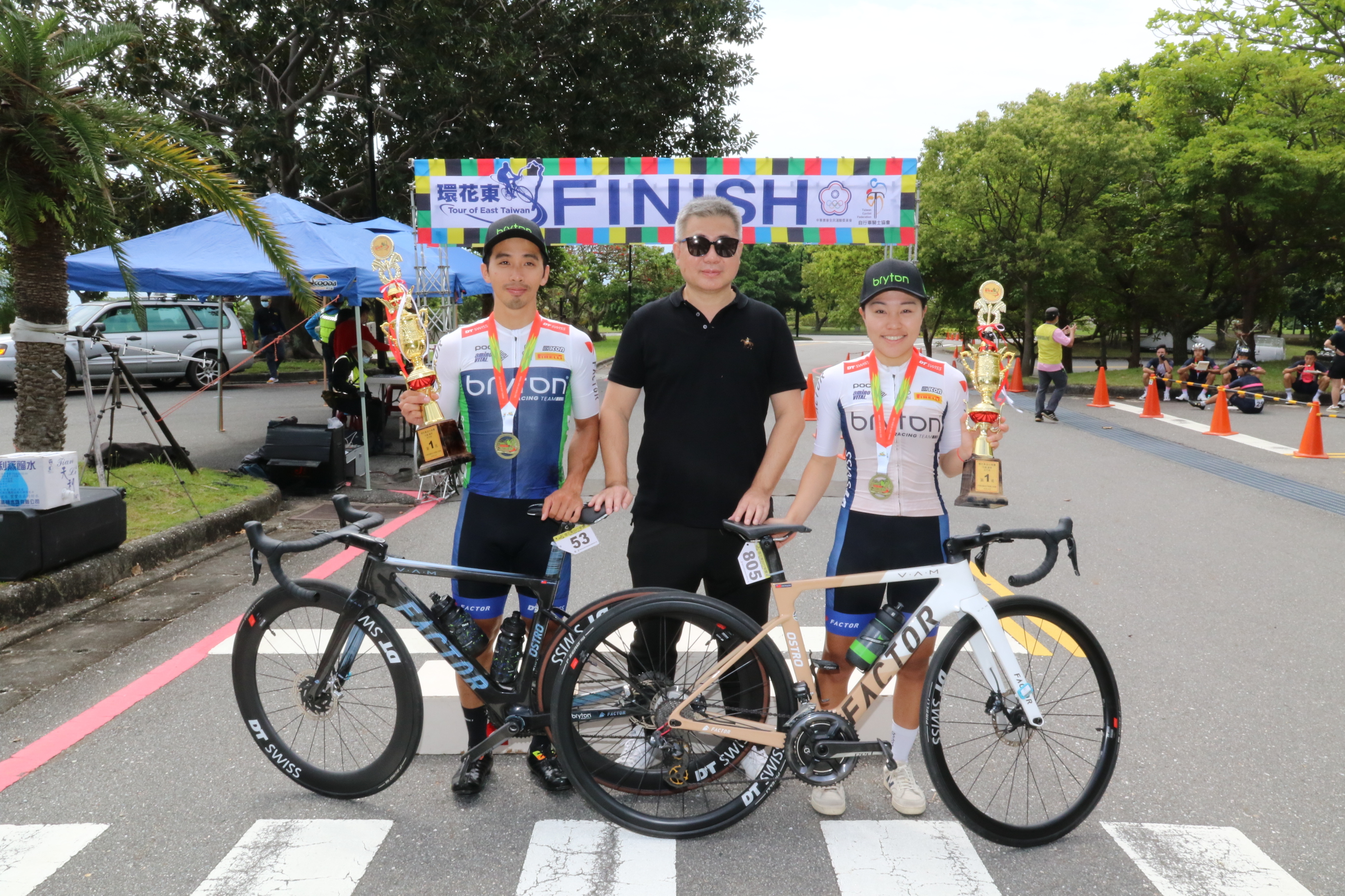 環花東自行車賽首日　Bryton Racing Team包男女雙冠