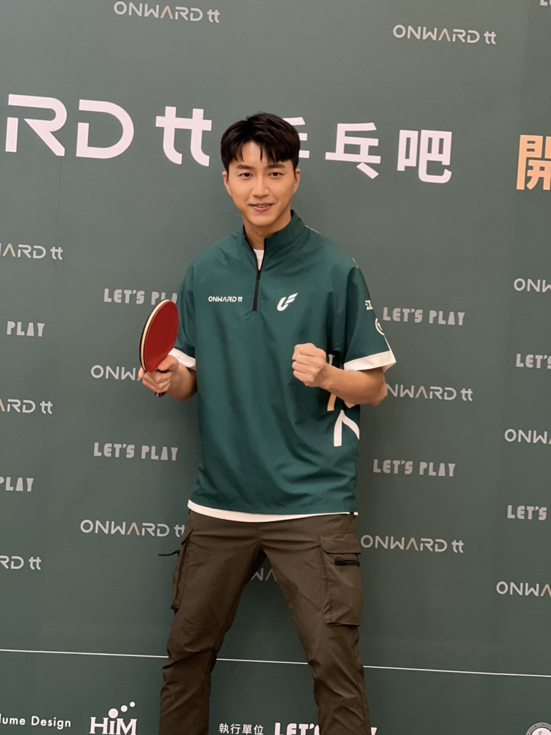 江宏傑開球館　盼推廣桌球到全台