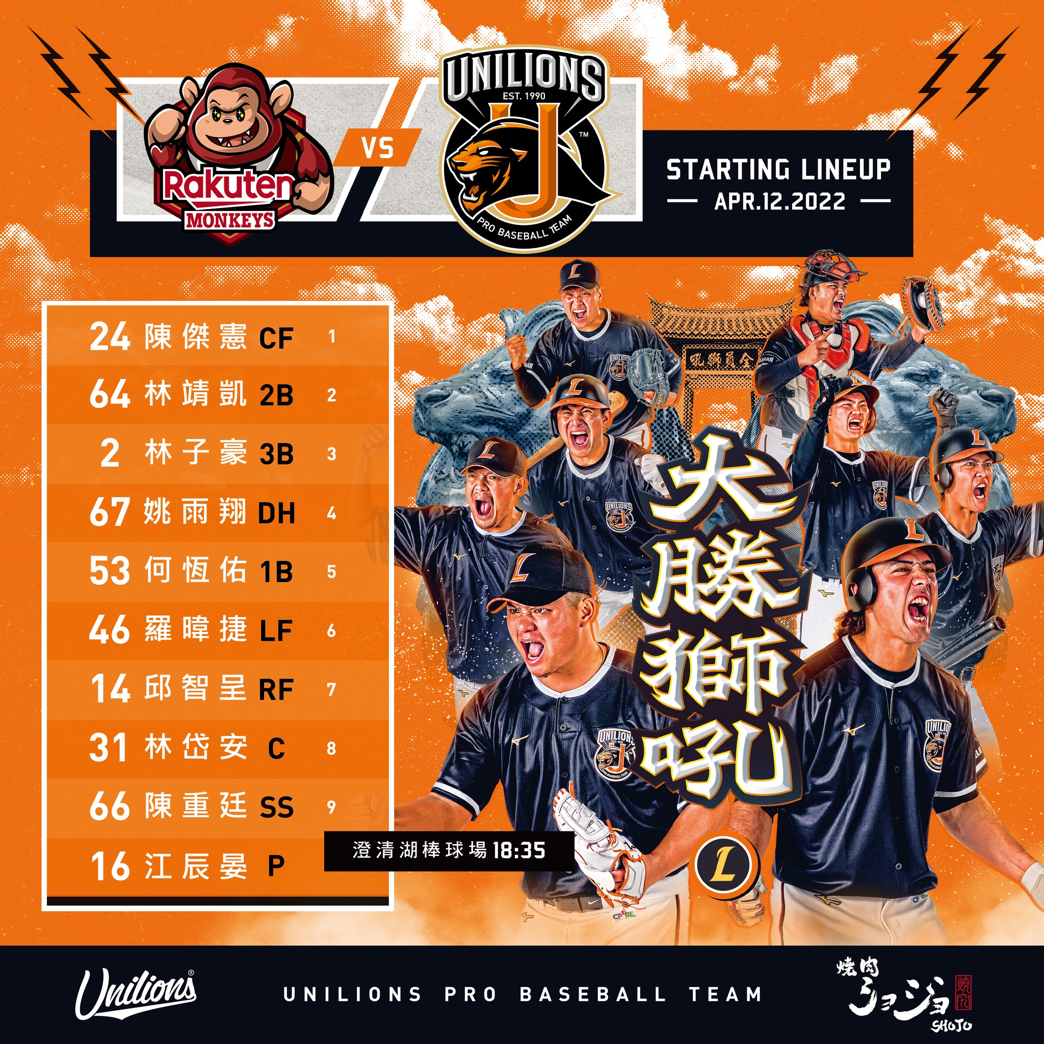 統一獅排出幼齒打線輸球　餅總點出年輕球員的問題