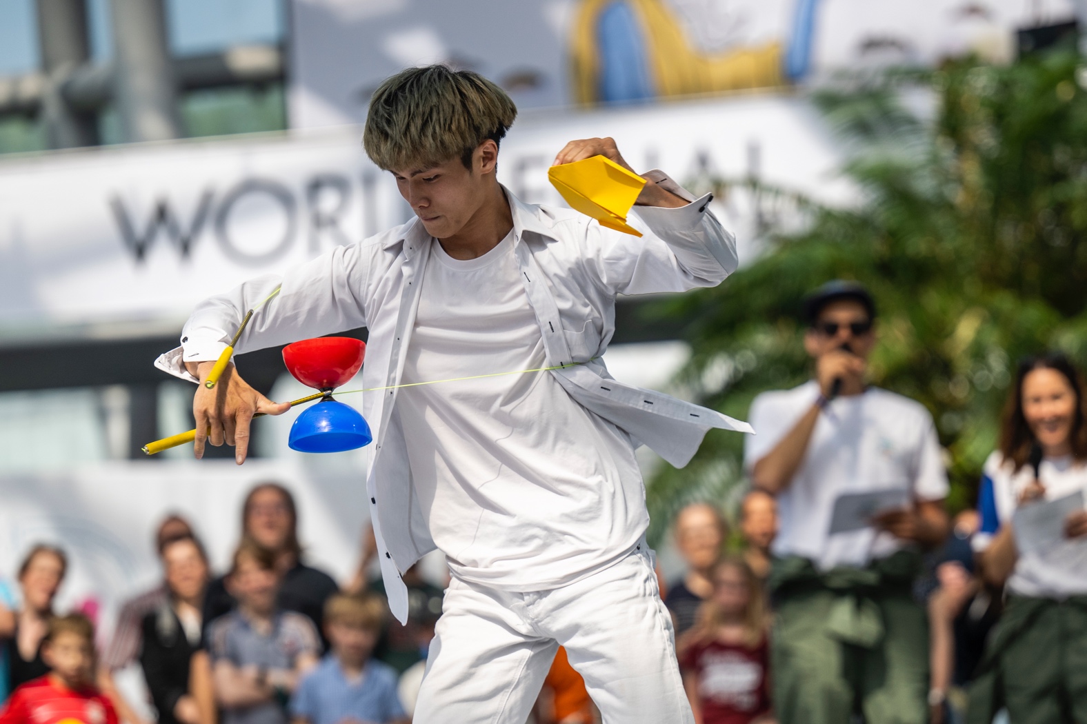 台灣扯鈴好手馬成發　奪世界紙飛機大賽花式項目亞軍
