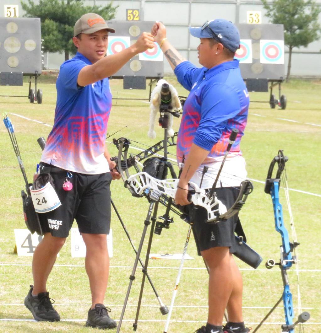 黃逸柔／陳界綸闖進射箭世界盃光州站複合弓混雙金牌戰