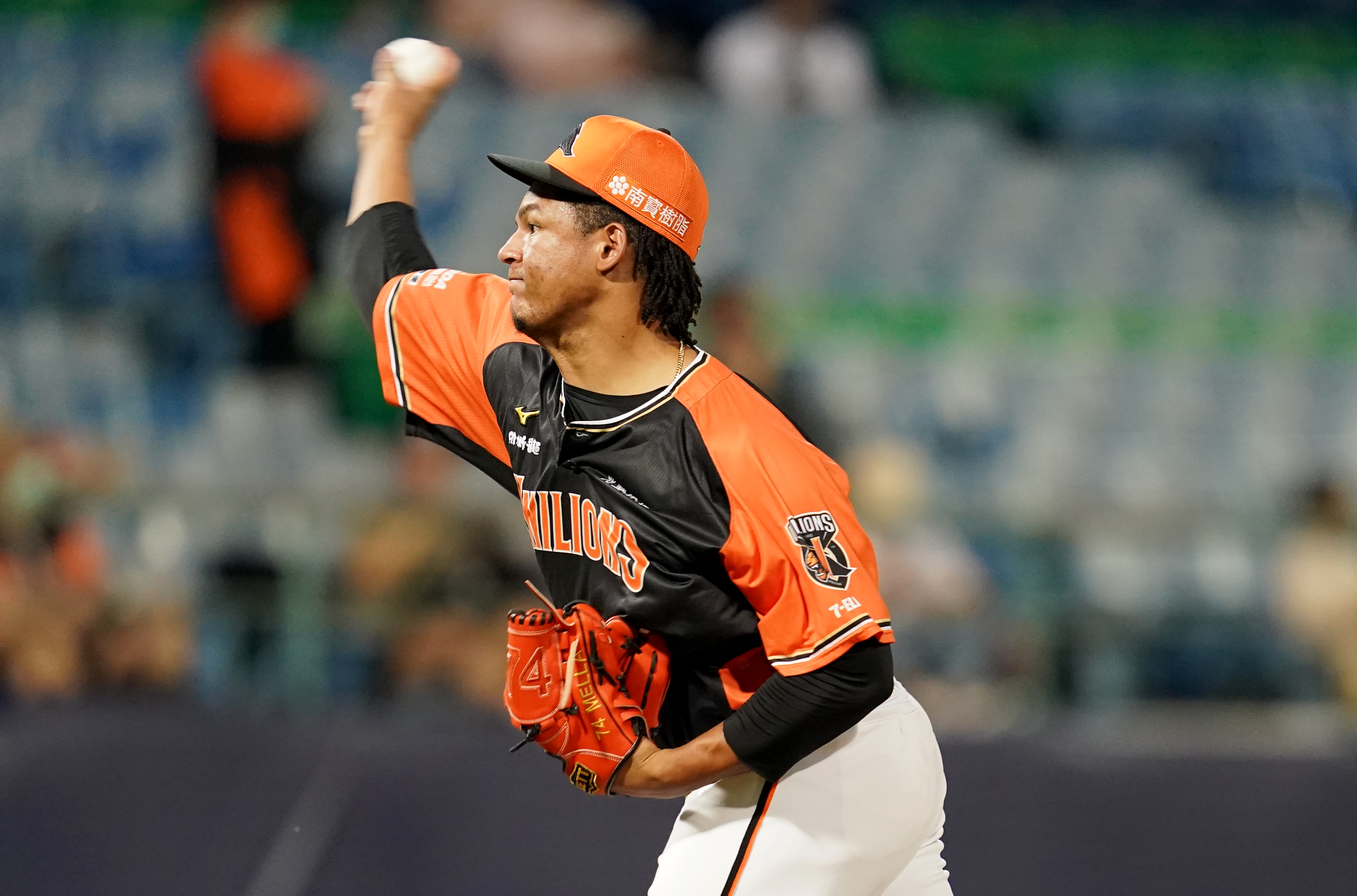 統一獅柯瑞。（特約攝影游智勝攝）