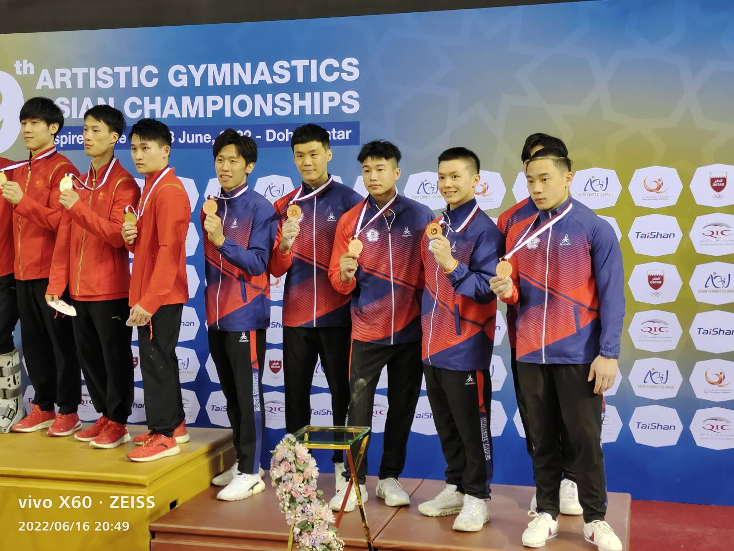 中華男團體操亞錦賽奪銅　取得世錦賽門票