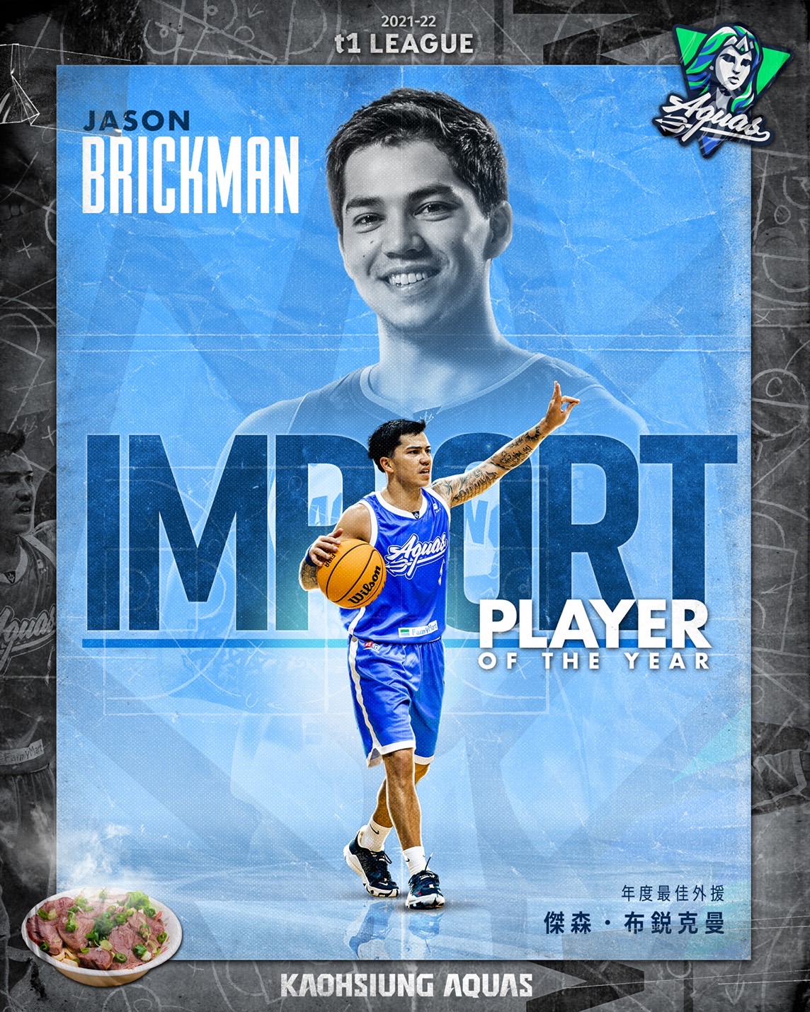 布銳克曼獲最佳外援　海神續約有望