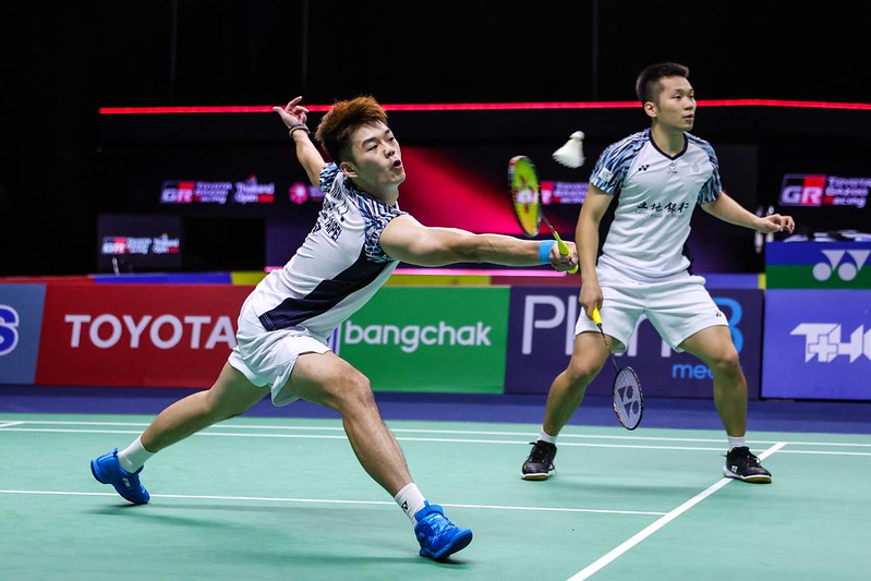 麟洋配確診後首戰　輕鬆晉級男雙16強