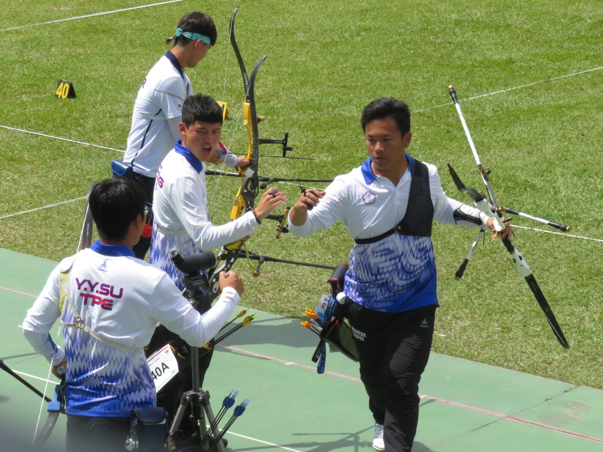 射箭世界盃麥德林站　中華反曲弓男團止步8強