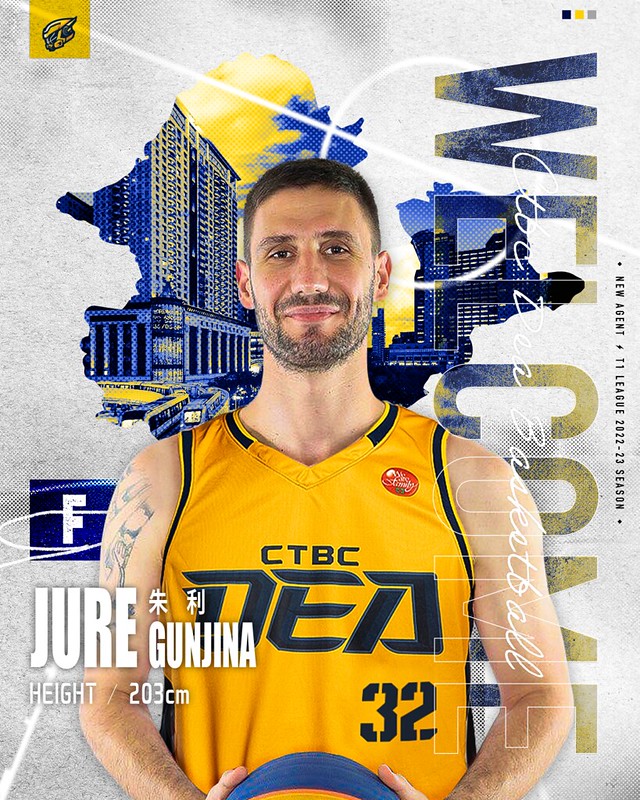 主打歐式球風　中信特攻簽克羅埃西亞籍朱利