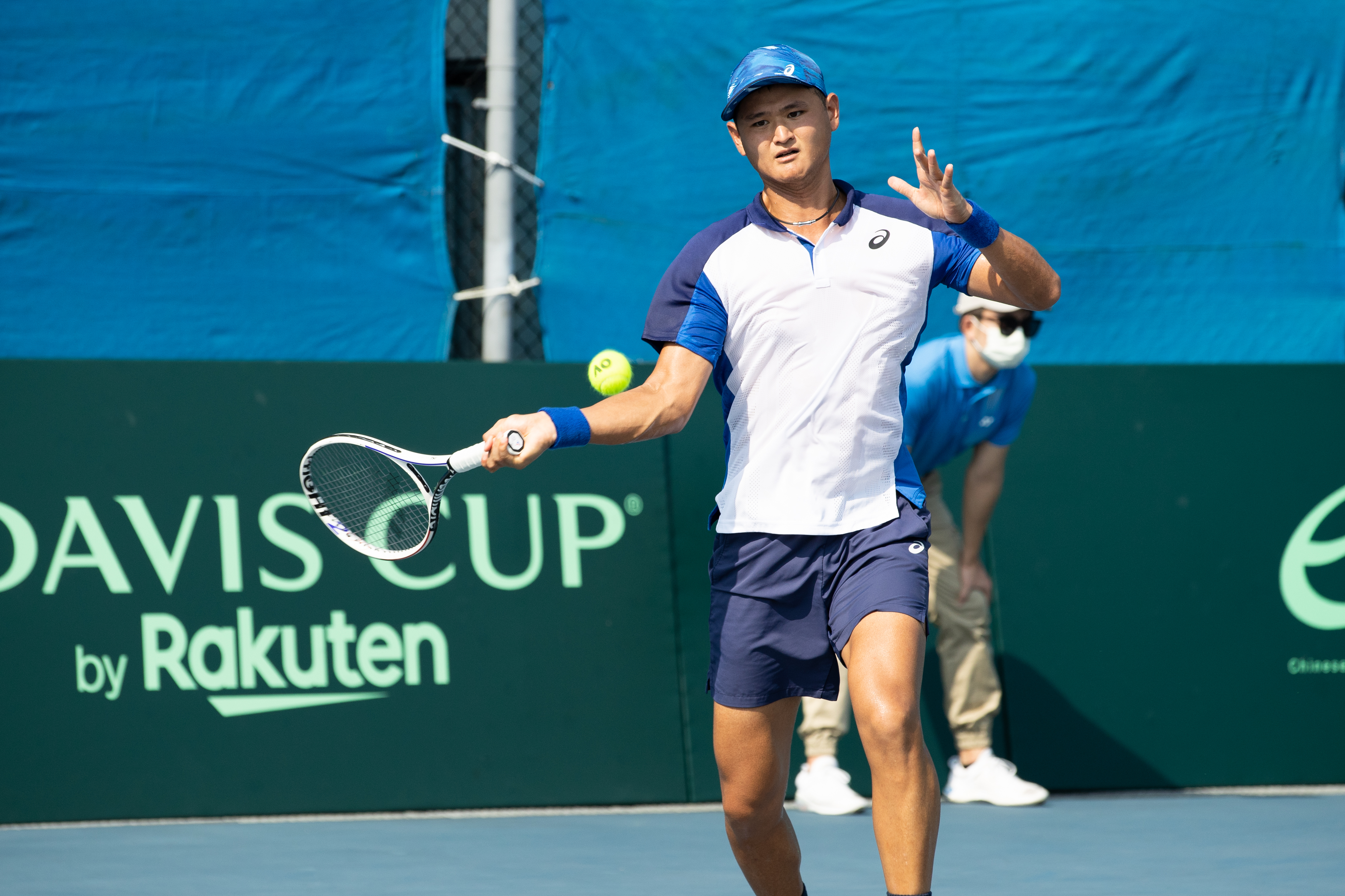 吳東霖直落二搶回1點　台維斯盃首日中華戰平香港