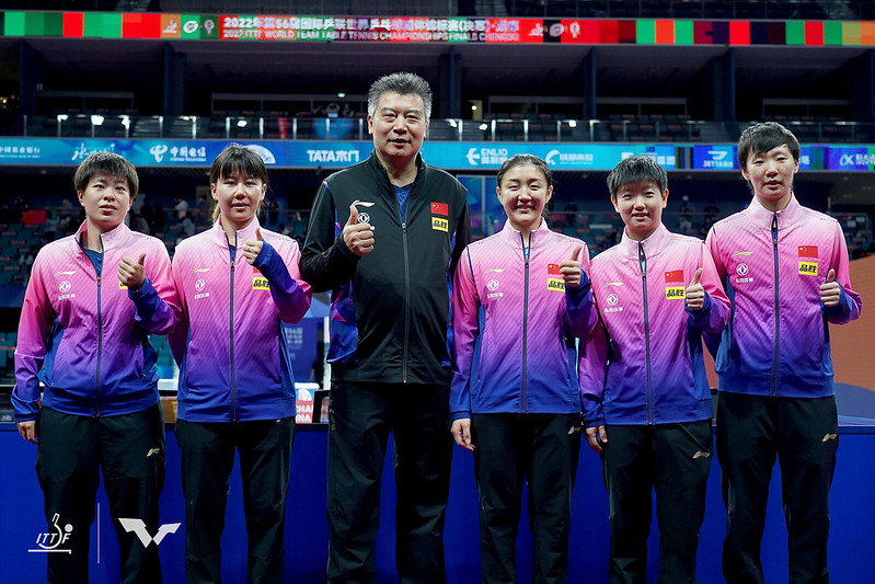 中國女團8戰均橫掃對手　第22度稱霸世錦賽