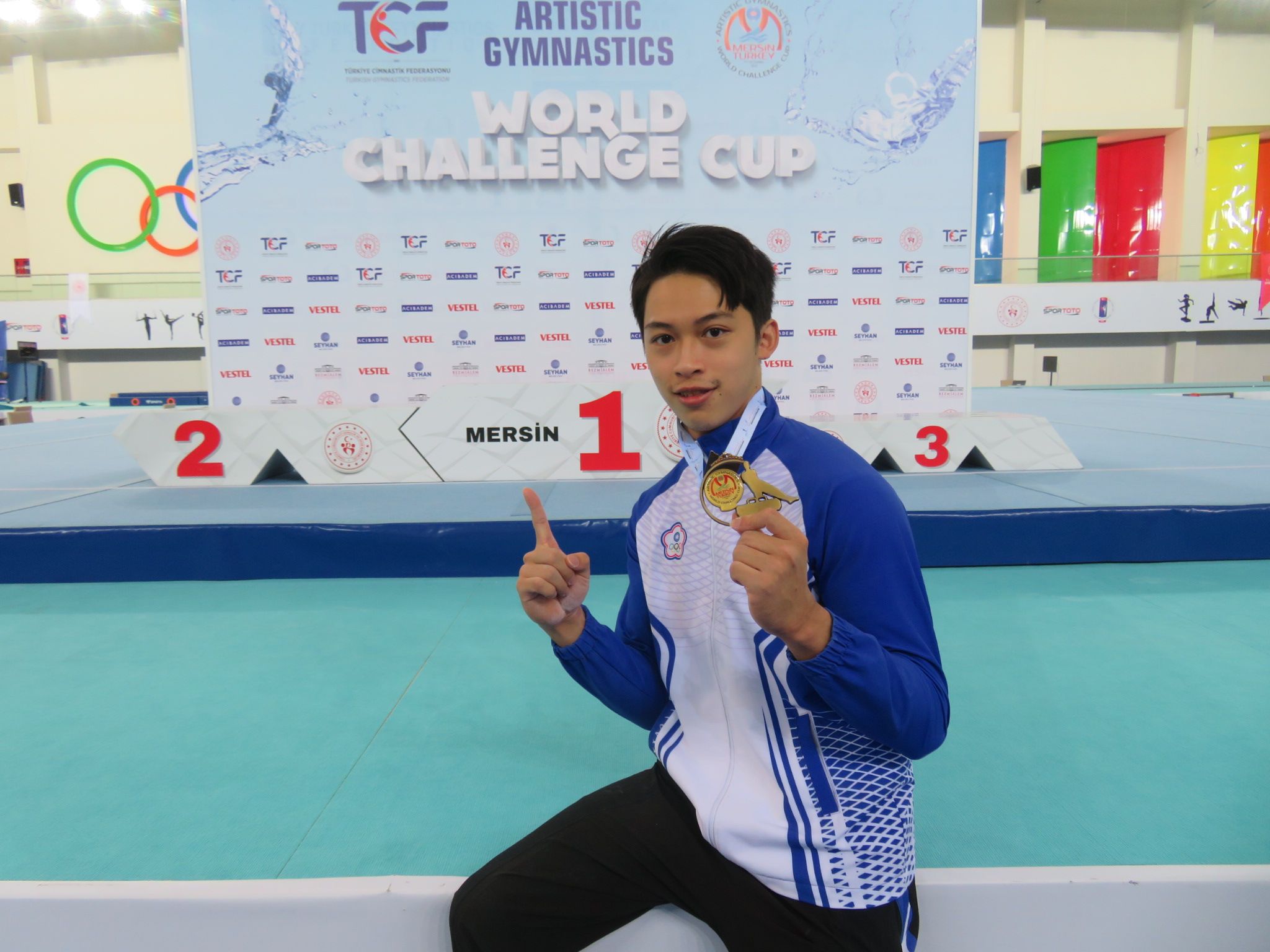 競技體操世界挑戰盃　蕭佑然鞍馬摘金