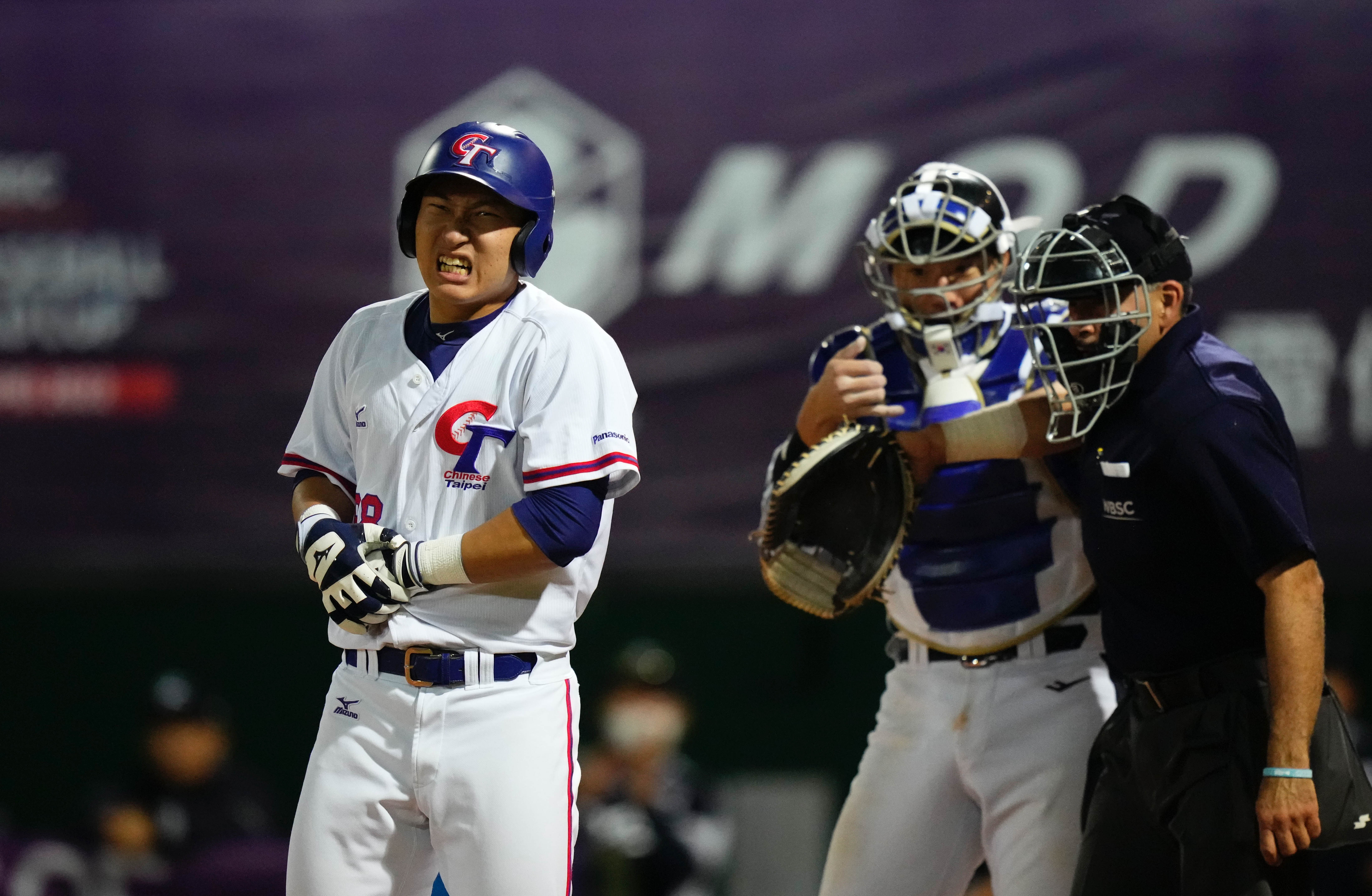 U23》顏國晉昨遭觸身球今先發9棒　陳聖平休息李亦崴移防二壘