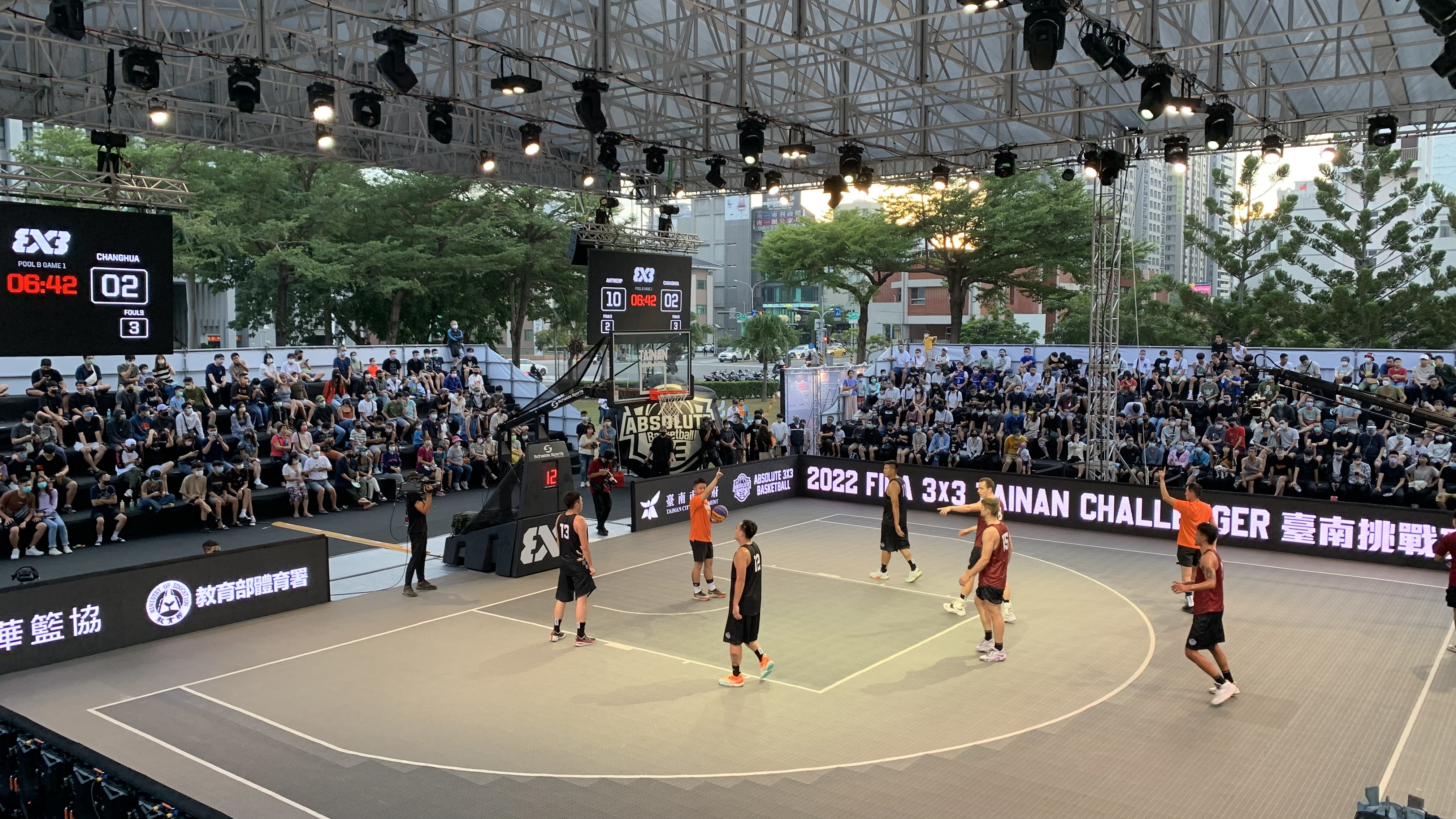 2022 FIBA3X3臺南挑戰賽吸引眾多球迷到場欣賞世界級好手獻技。