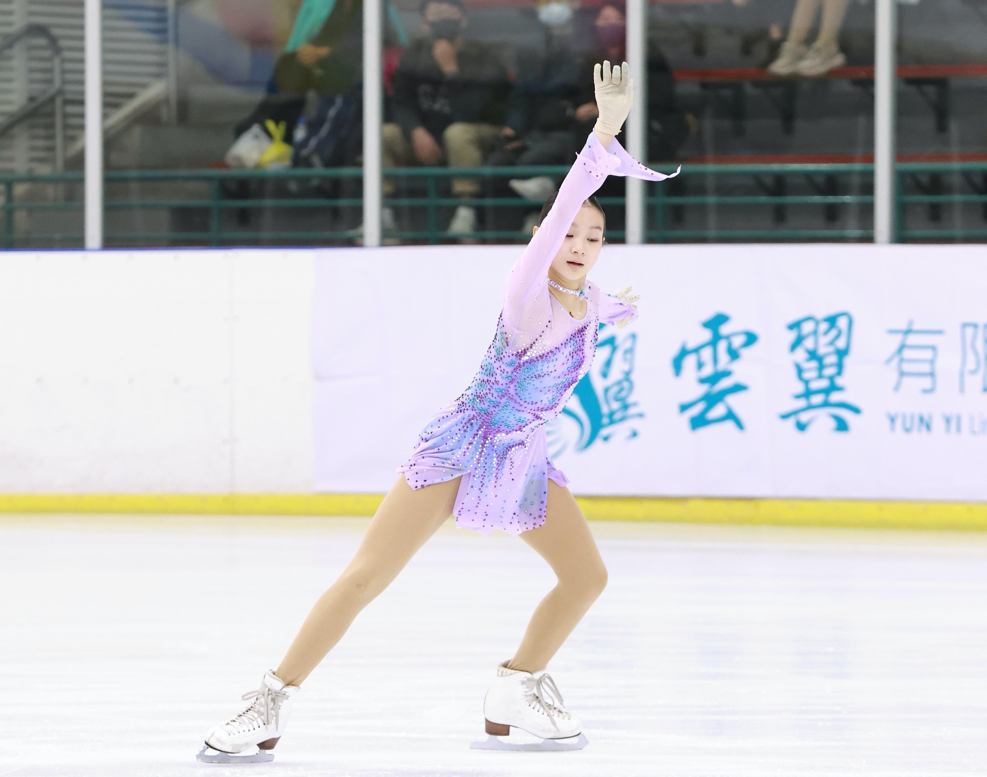 中正盃滑冰賽》新生代女將蔡愷昕　U12女子短曲封后