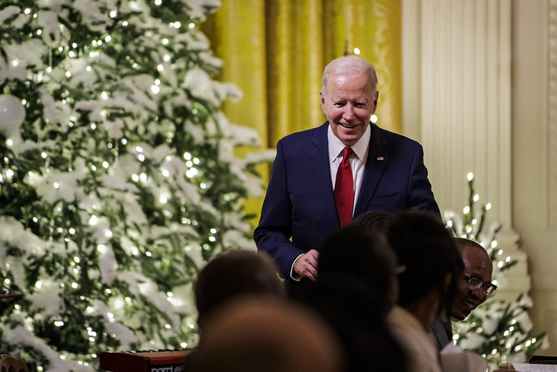 世界盃熱潮吹向美非峰會　拜登與摩洛哥總理一起看準決賽