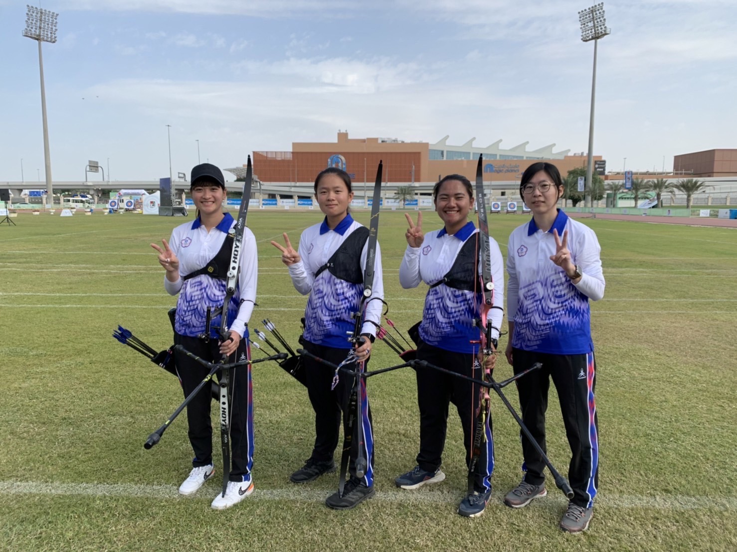 中華反曲弓亞洲盃第3站揚威　女團、混雙皆摘金