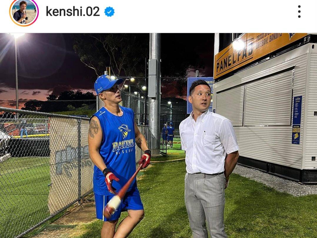 杉谷拳士久違地跟陽岱鋼傳接球超感動　還為比賽開球