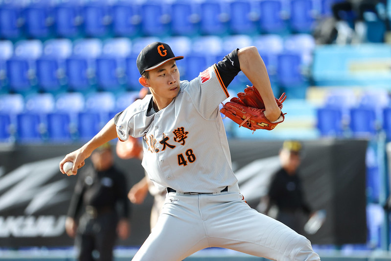 林振瑋飆速160公里7局無失分　文化9比0完封嘉大