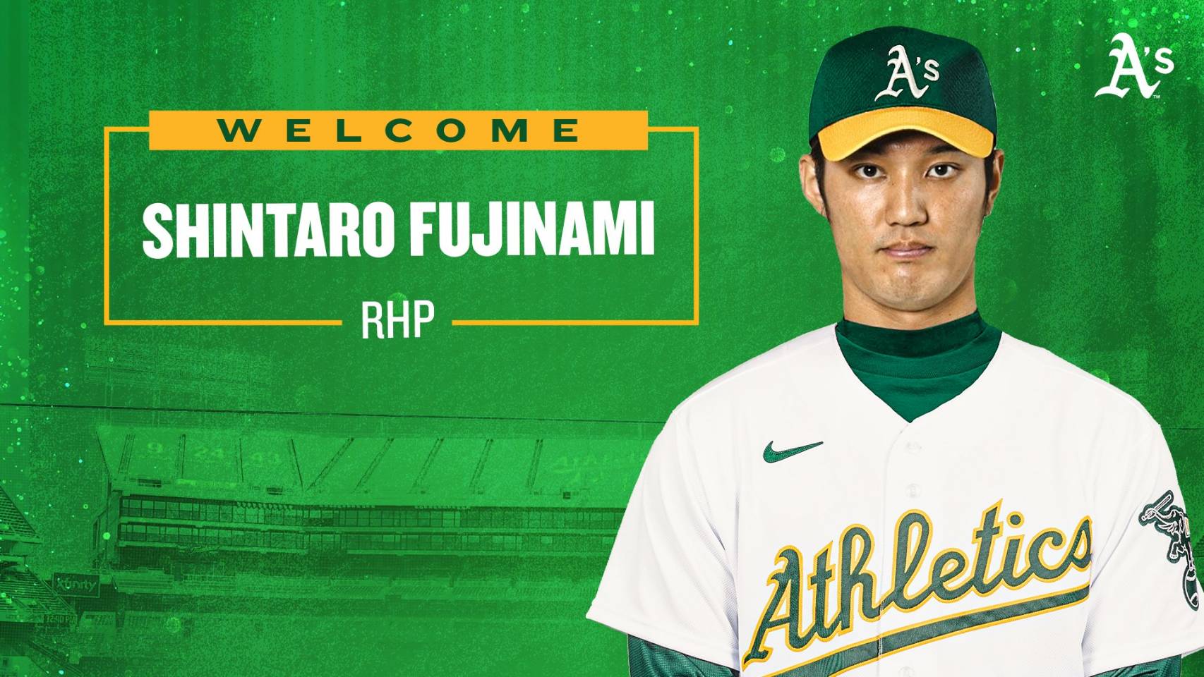 運動家正式發布簽下藤浪晉太郎　卻讓他的身高縮水14公分