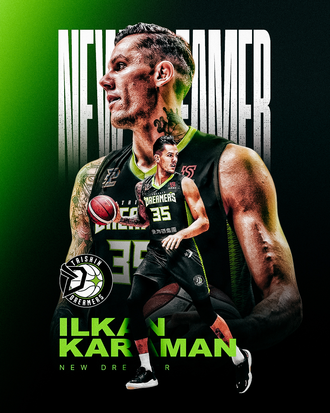 台新夢想家補強內線　土耳其好手卡拉曼加盟