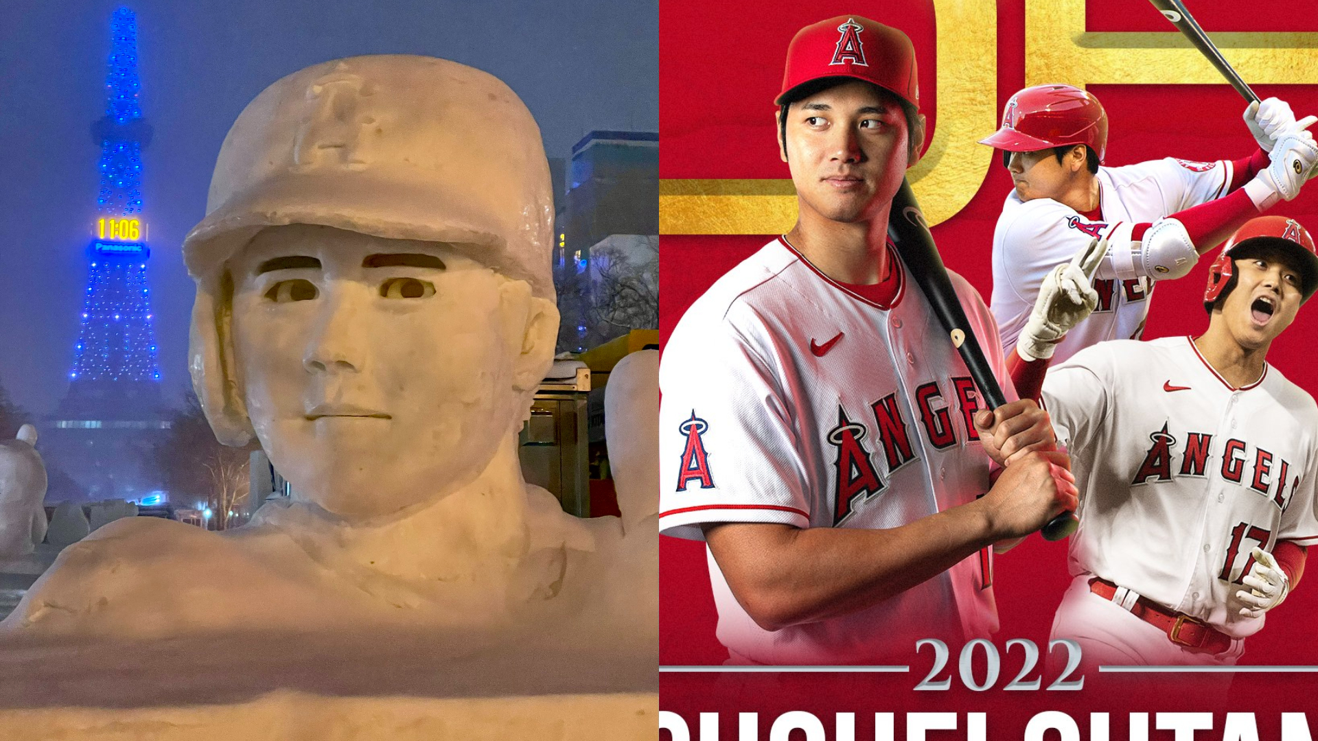 你覺得有像嗎？大谷翔平現身札幌？原來是神韻超像的冰雕