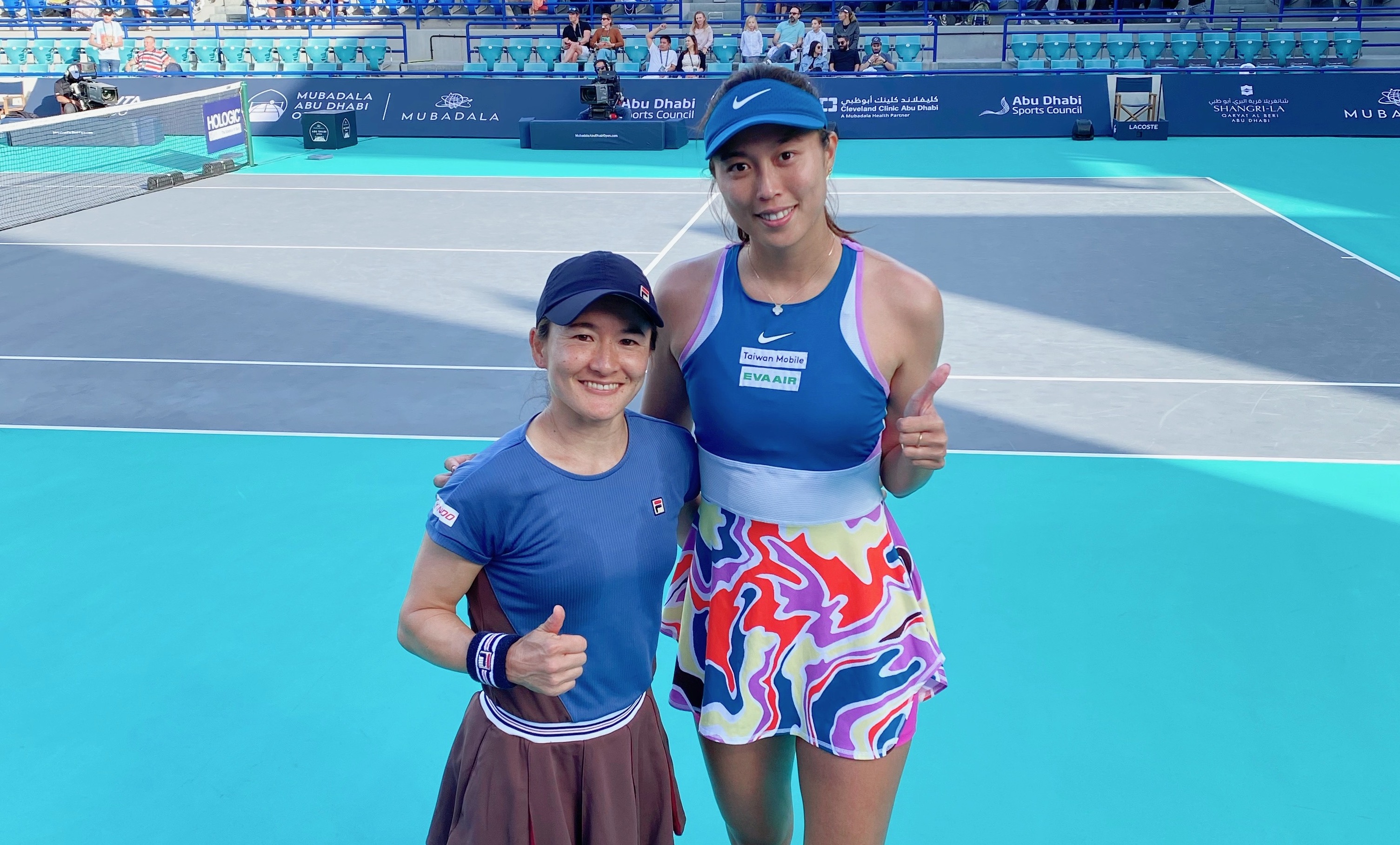 阿布達比女網賽詹皓晴晉級雙打決賽　有望連2週奪冠