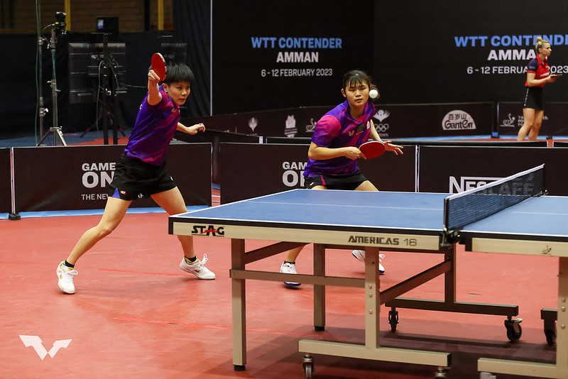 WTT安曼挑戰賽　鄭怡靜／李昱諄將和法國好手爭冠