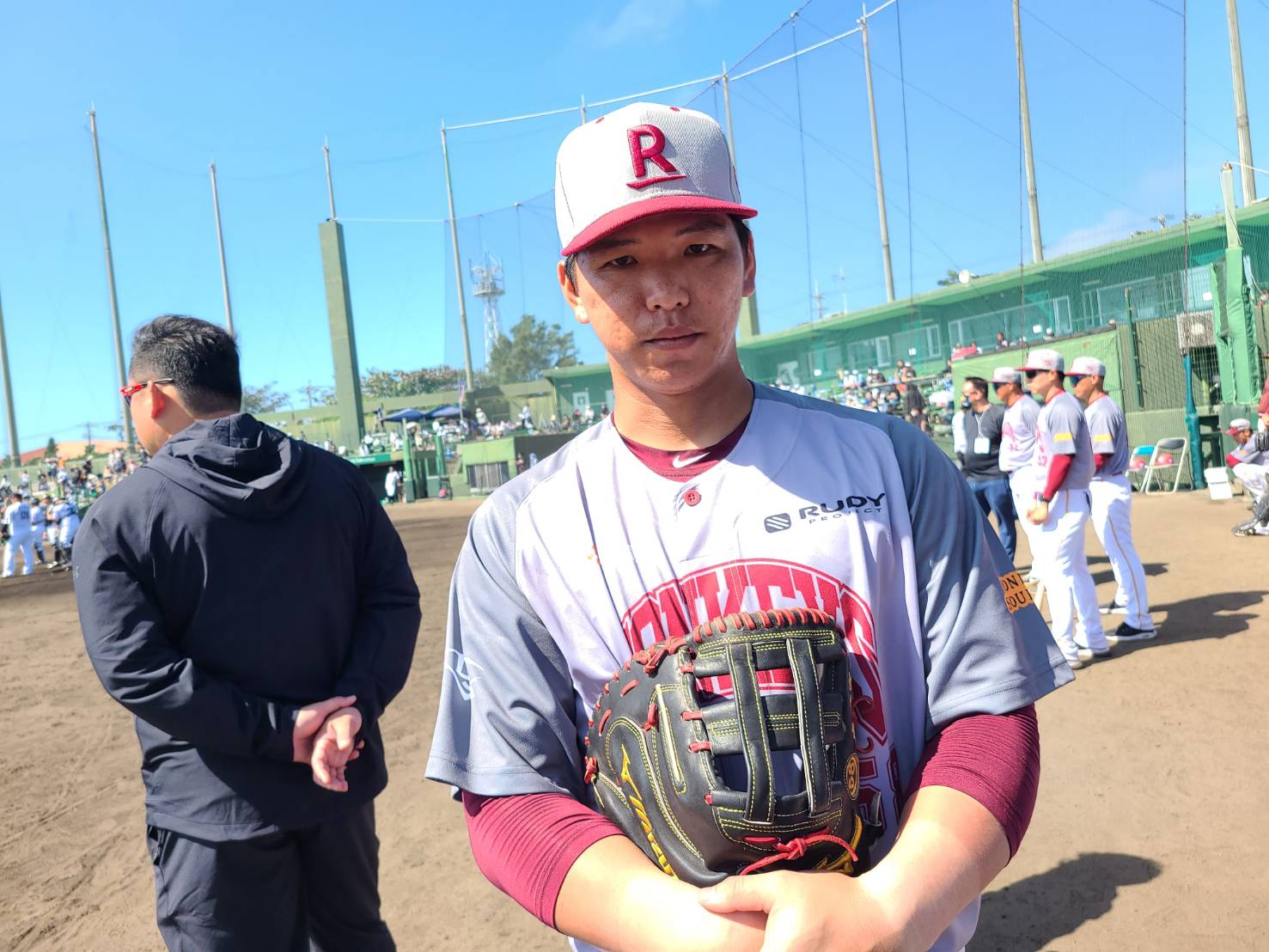 振總每次特訓一籃球！廖健富一壘撲接美技大感意外　要讓打擊火力加乘