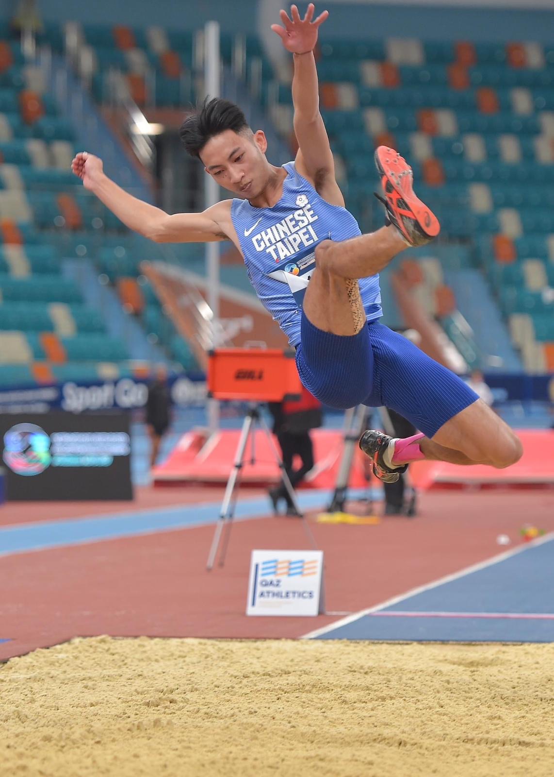 亞洲室內田徑錦標賽　林昱堂跳破全國摘金