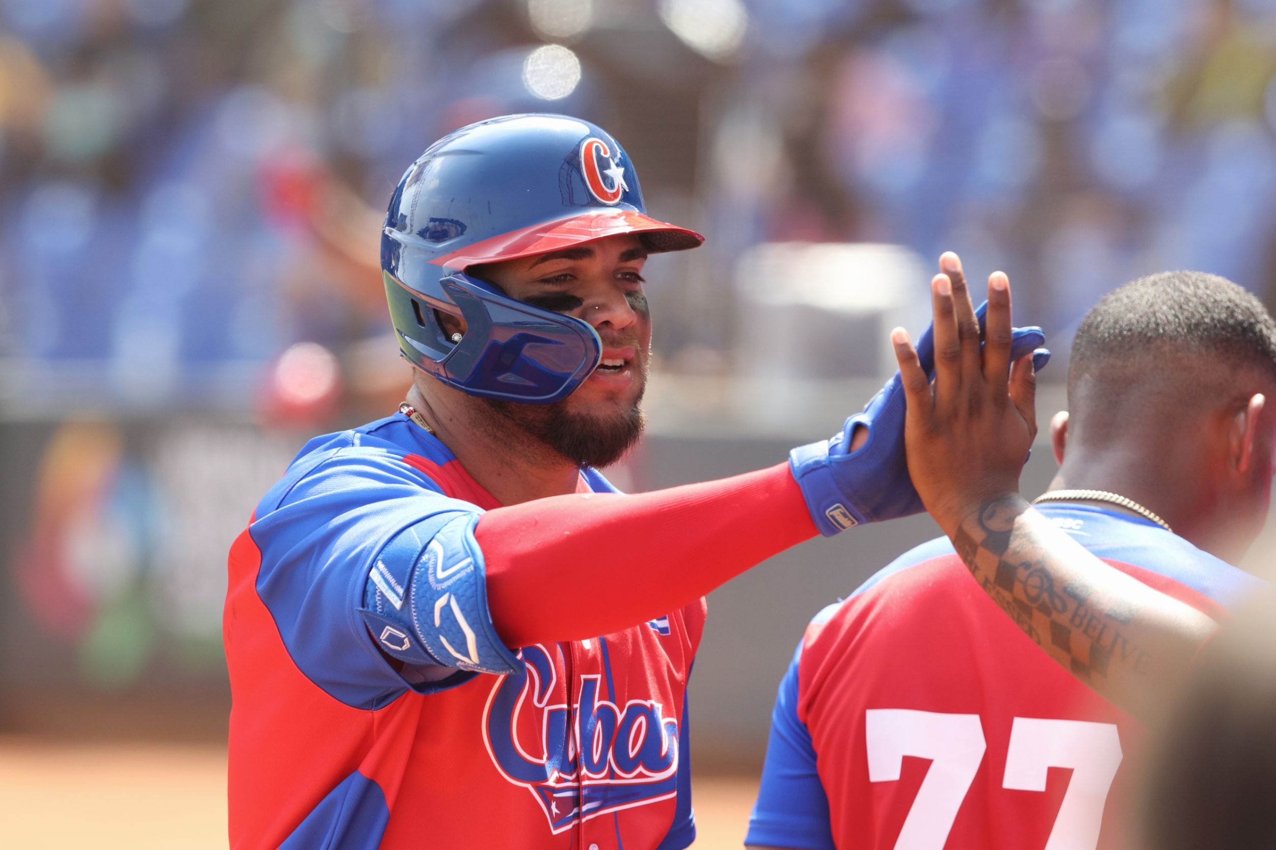 WBC》這就是大聯盟重砲實力　古巴Moncada開轟擊球用「噴」的